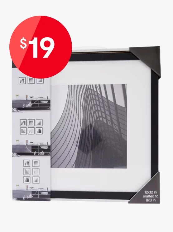 Set of 6 Gallery Frames - Black