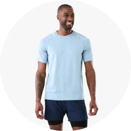 Talent Wearing Blue Active Soft Touch T-s