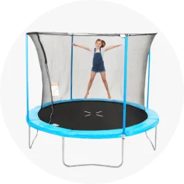 10 Foot Trampoline with Enclosure