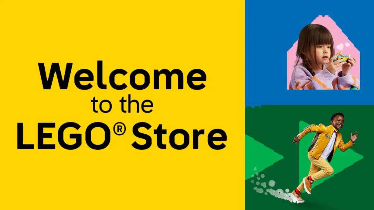 Welcome to the LEGO Store Banner
