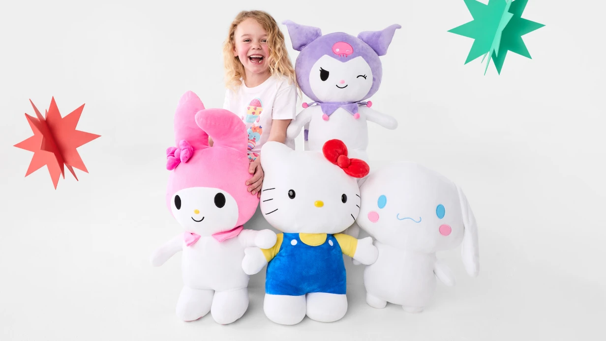 51cm Hello Kitty and Friends Jumbo Plush Toy - Assorted