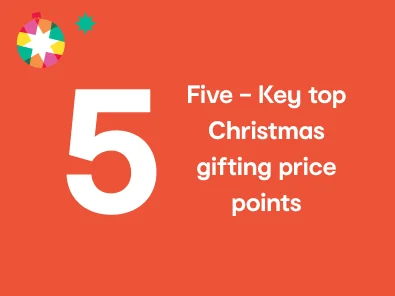 Five - Key top Christmas gifting price points