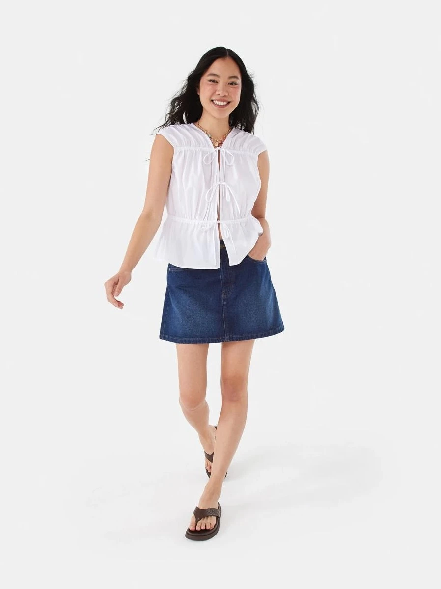 Denim A-line Mini S