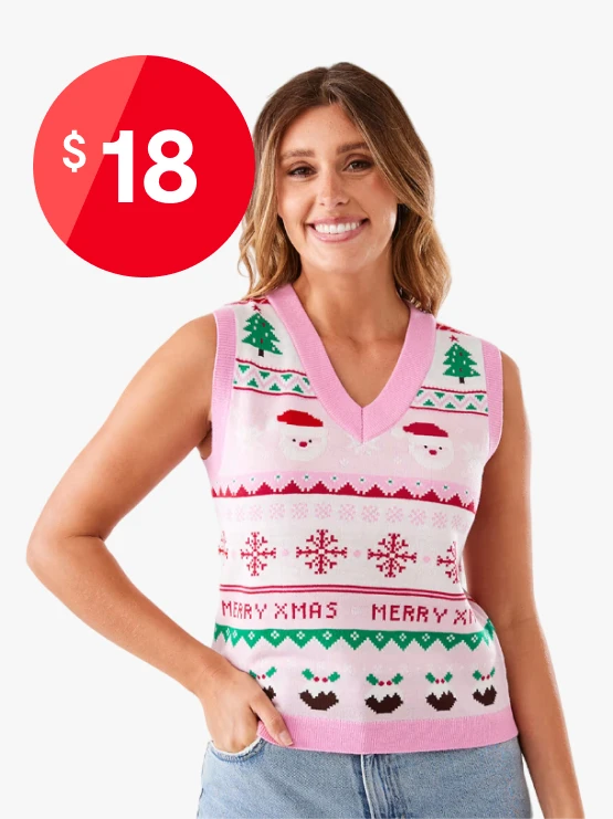 Womens Christmas Vest