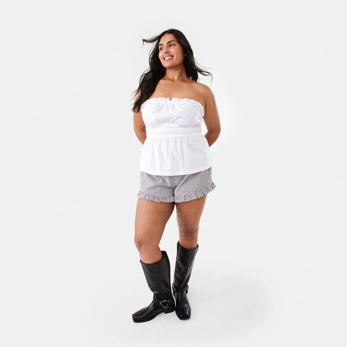 Frill Hem Shorts