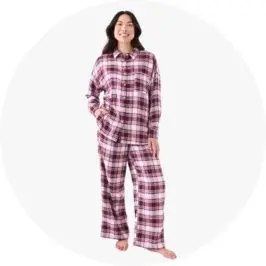 Womens Relaxed Boyfriend Flannel Pyjama