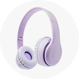 Bluetooth On-Ear Purple Headph
