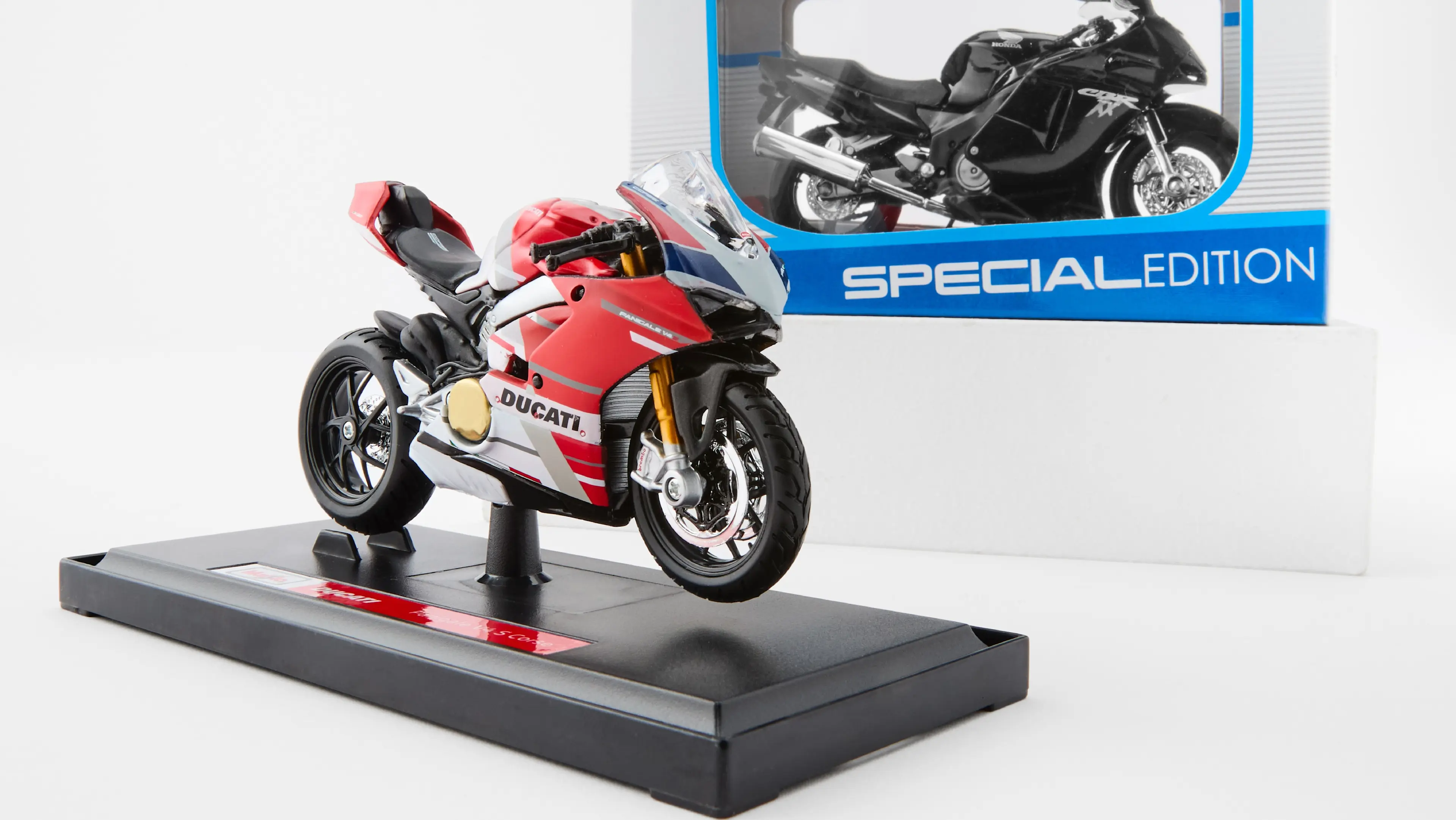 collectible mini motorcyle display