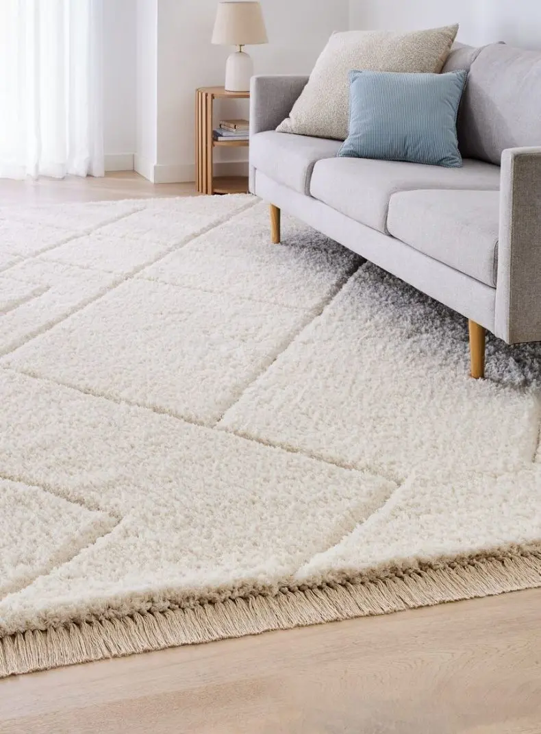 Sophia Rug - White, Extra Extra Large - 300cm x 2