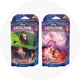 Disney Lorcana Trading Card Game: Set 5 Shimmering Skies Starter Deck - Asso