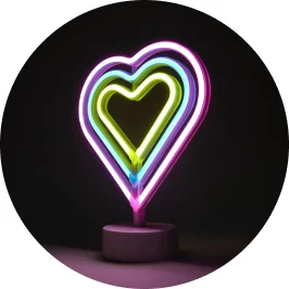 LED Heart Desk 