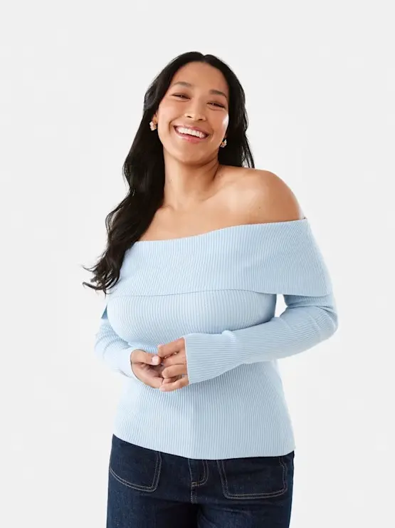 Long Sleeve Off Shoulder