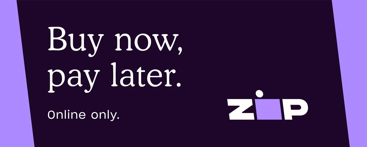 Zip Buy now, pay later. Online only.