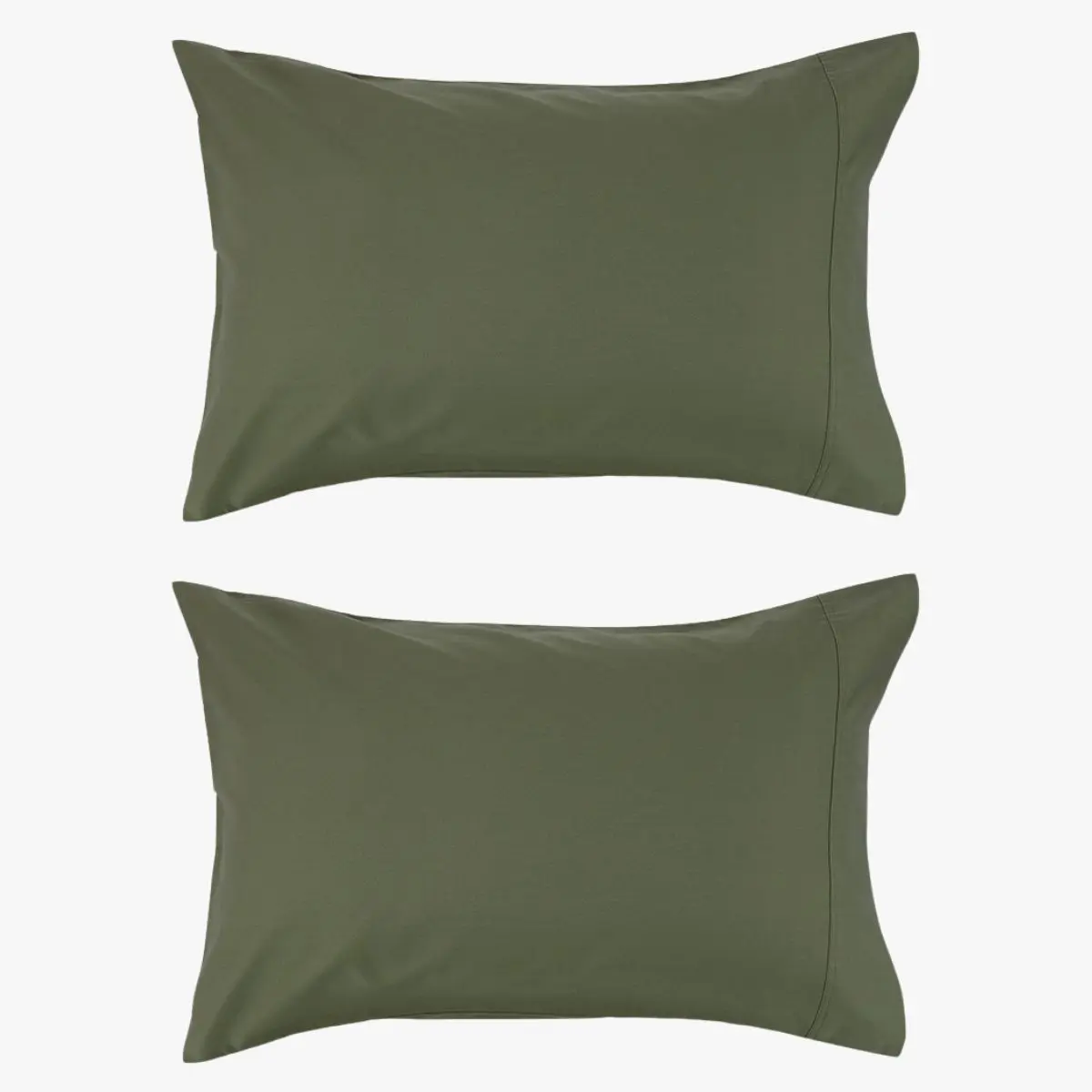 Green pillowcases