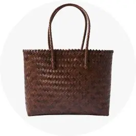 Brown woven