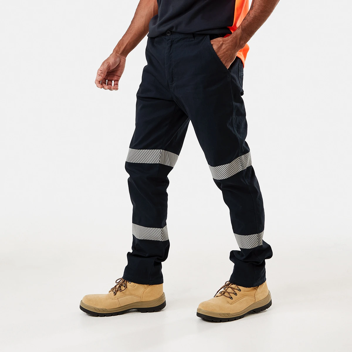 Mens Reflective Work Pants