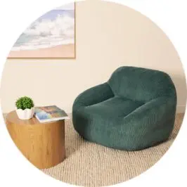 Expanding Chair Green Cord