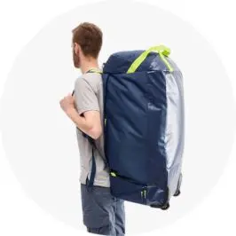 Roll Up Wheeled Travel Duffle - 