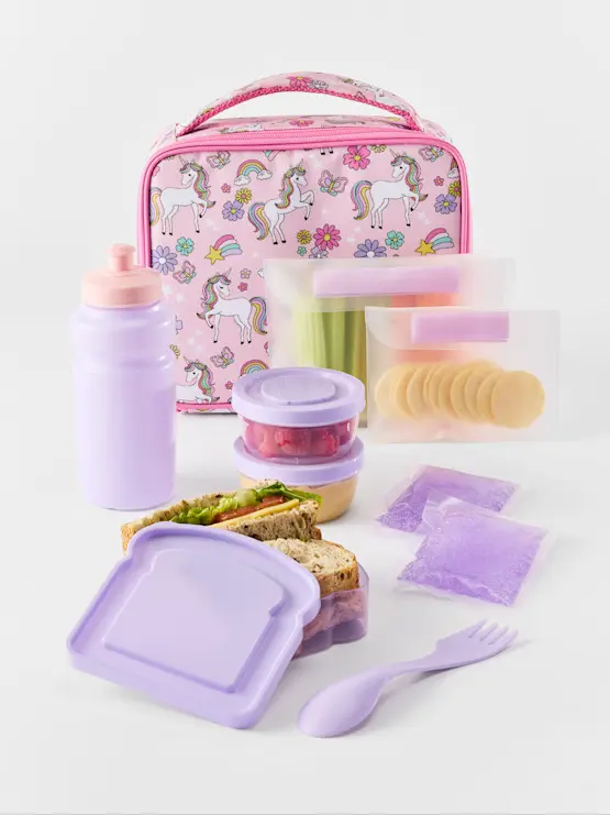 1 10 Piece Unicorn Lunch Set 10 Piece Unicorn Lunch