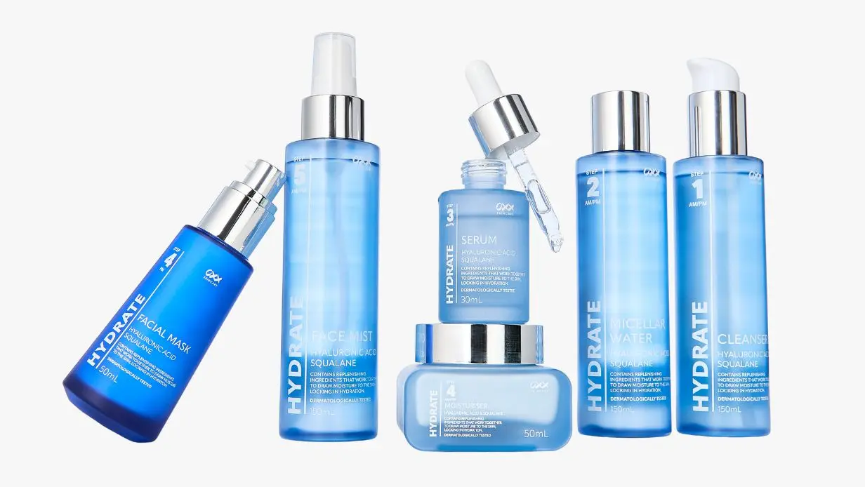 OXX Hydration Skincare Range