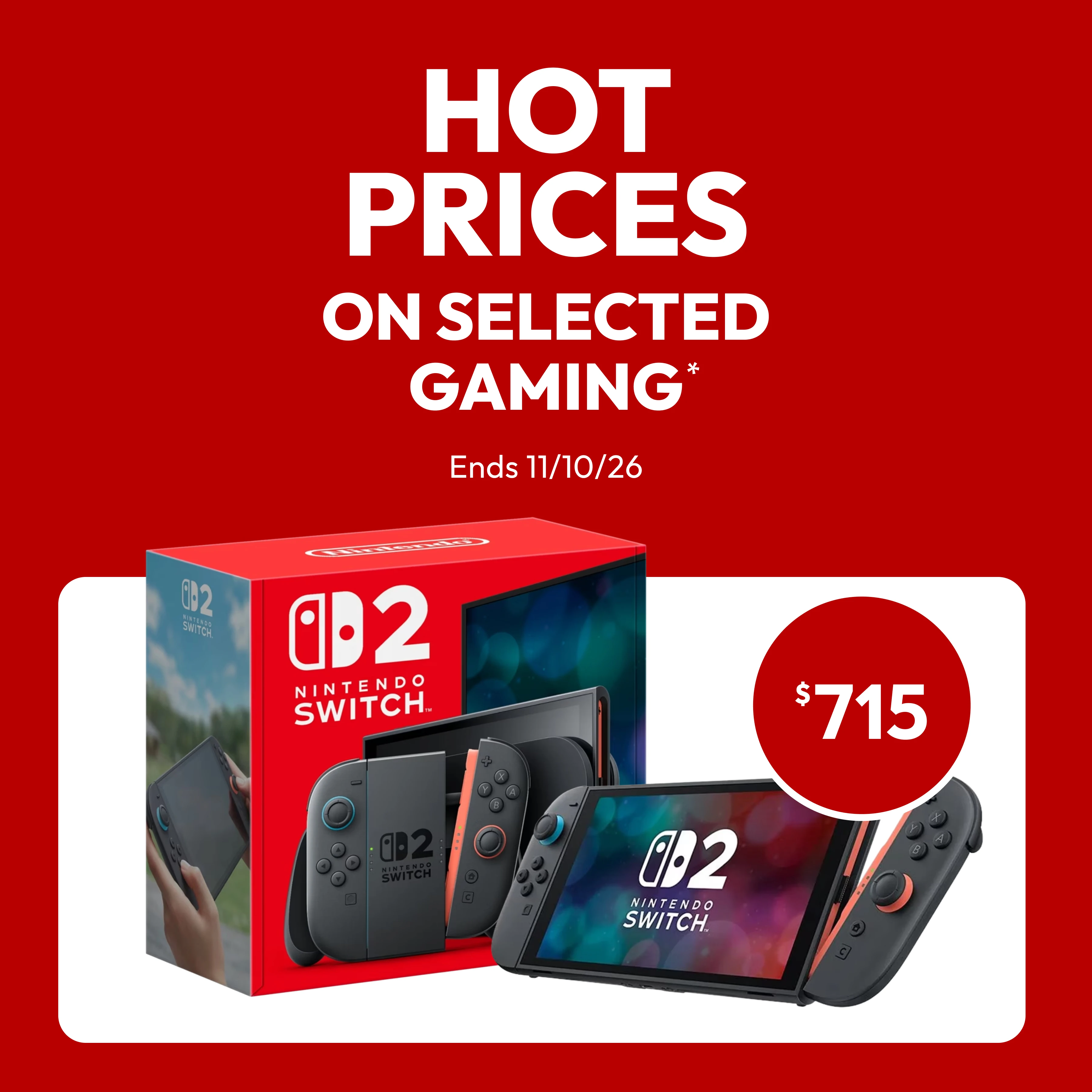 Target Hot Prices on Selected Gaming