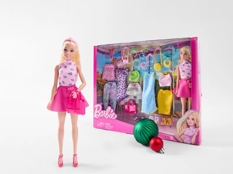 Barbie Mix-and-Match Fashion Clothes and Doll