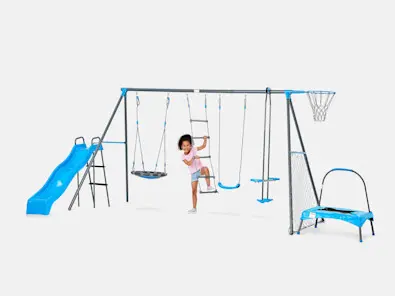 8 Station Swing Set