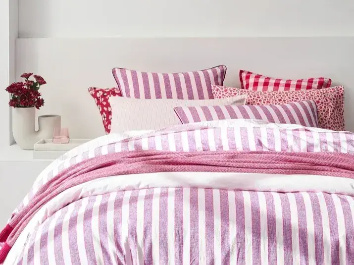 Target Linen Cotton Reid QCS raspb