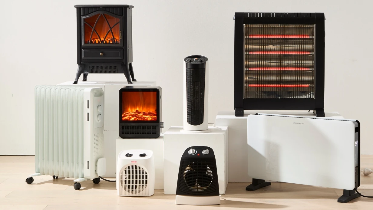 Assortment of new heaters