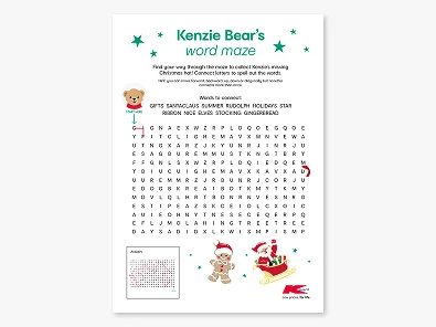 Kenzie Bear kids' activity