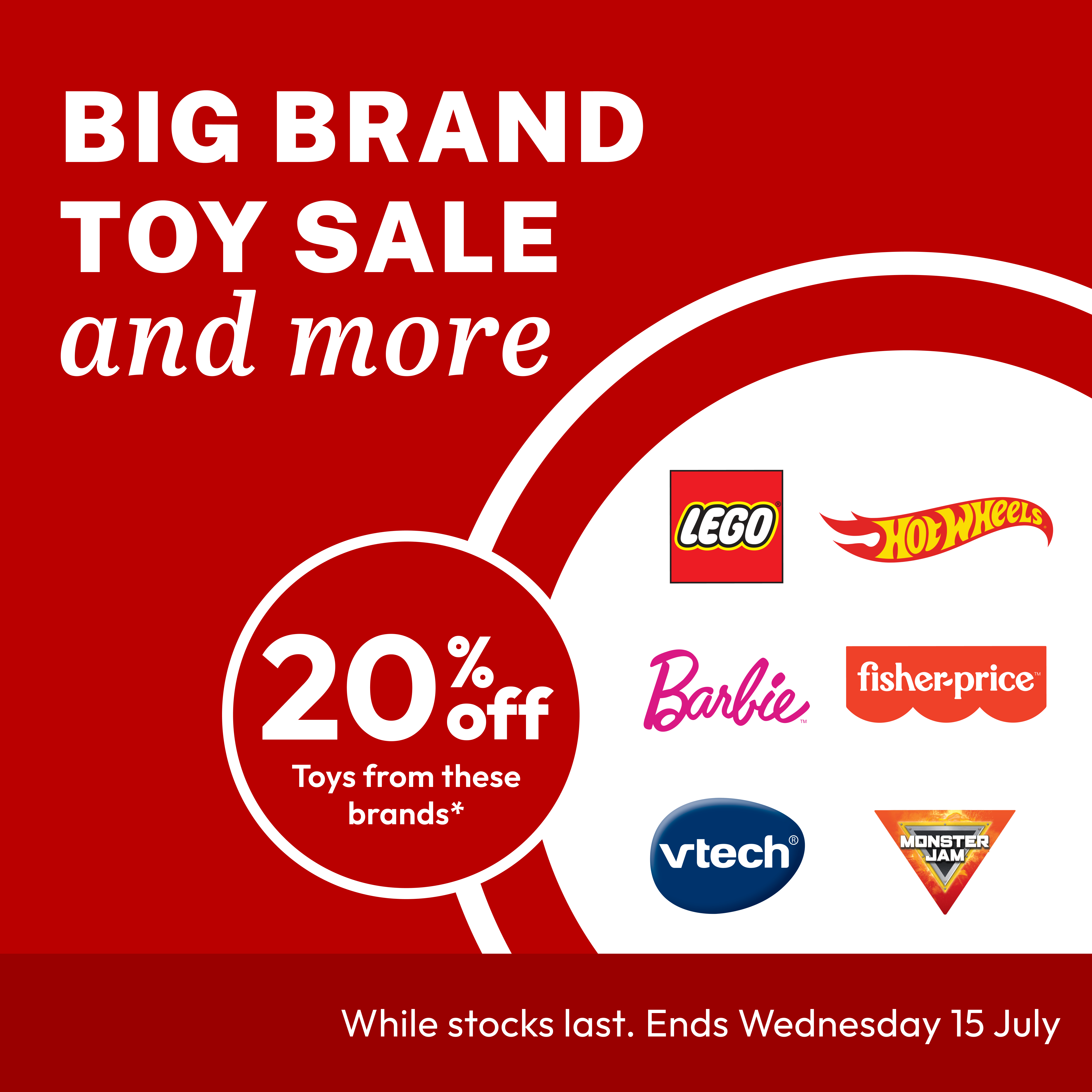 Target Big Brand Toy Sale