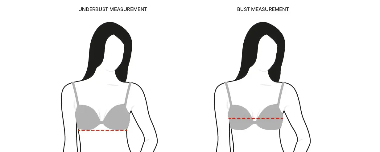 Bra measurements guide