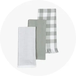 3 Pack Sage Green Check Tea To