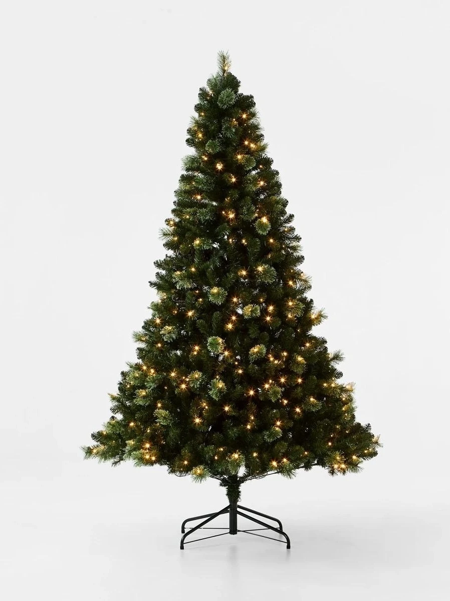 2.4m (8ft) Cashmere Prelit Christmas 