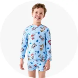 PAW Patrol License Long Sleeve Swim Set for Biys