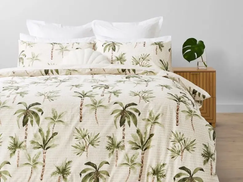 Hailey Cotton Rich Reversible Quilt Cover Set - King Bed