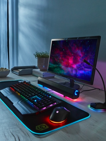 Kmart led store gaming desk