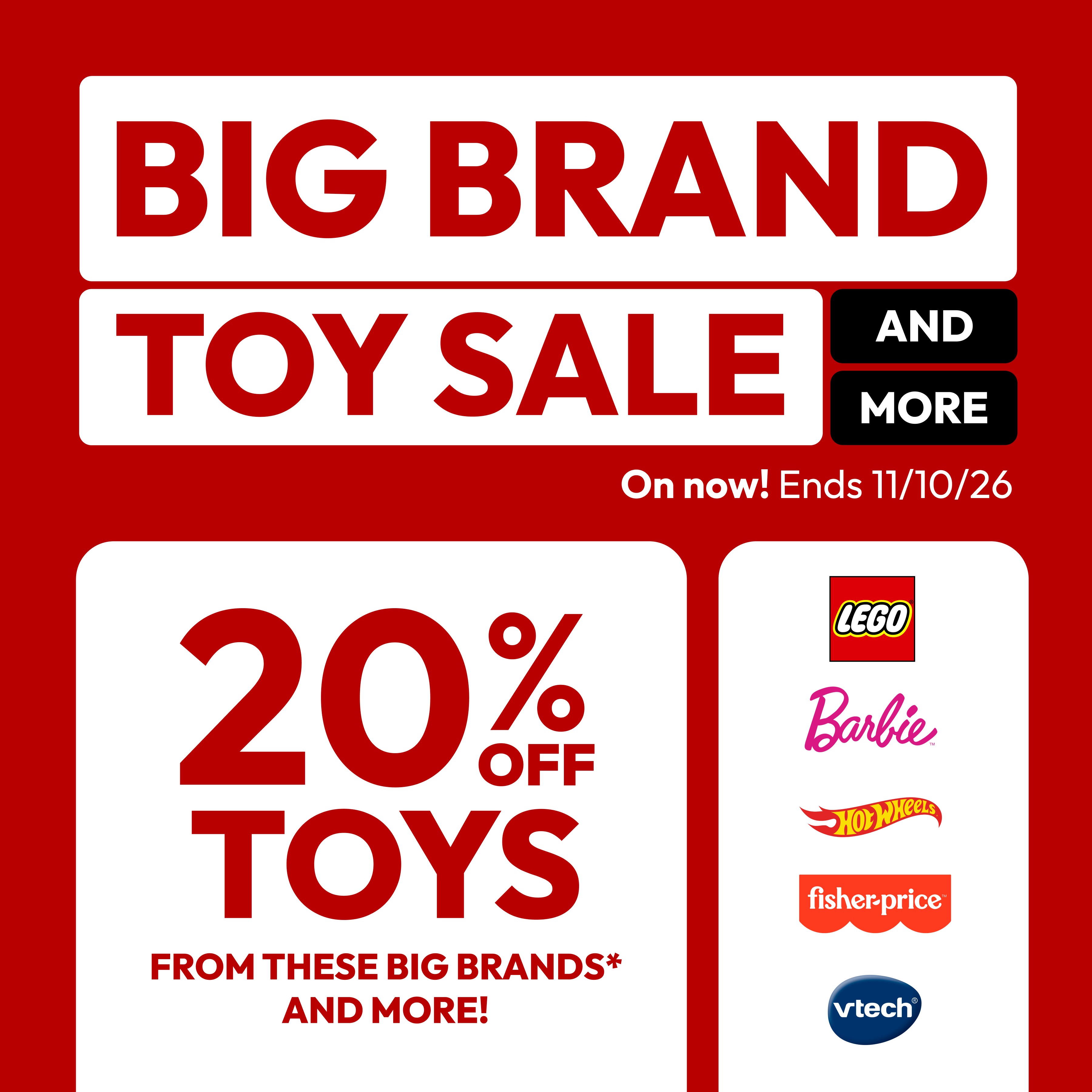 Target Big Brand Toy Sale
