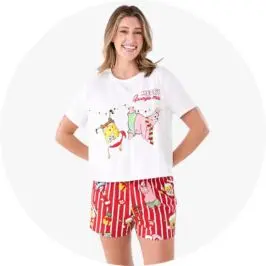 SpongeBob License Christmas Knit Family Matching Pyjama