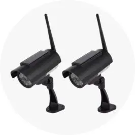 2 pack solar dummy cam