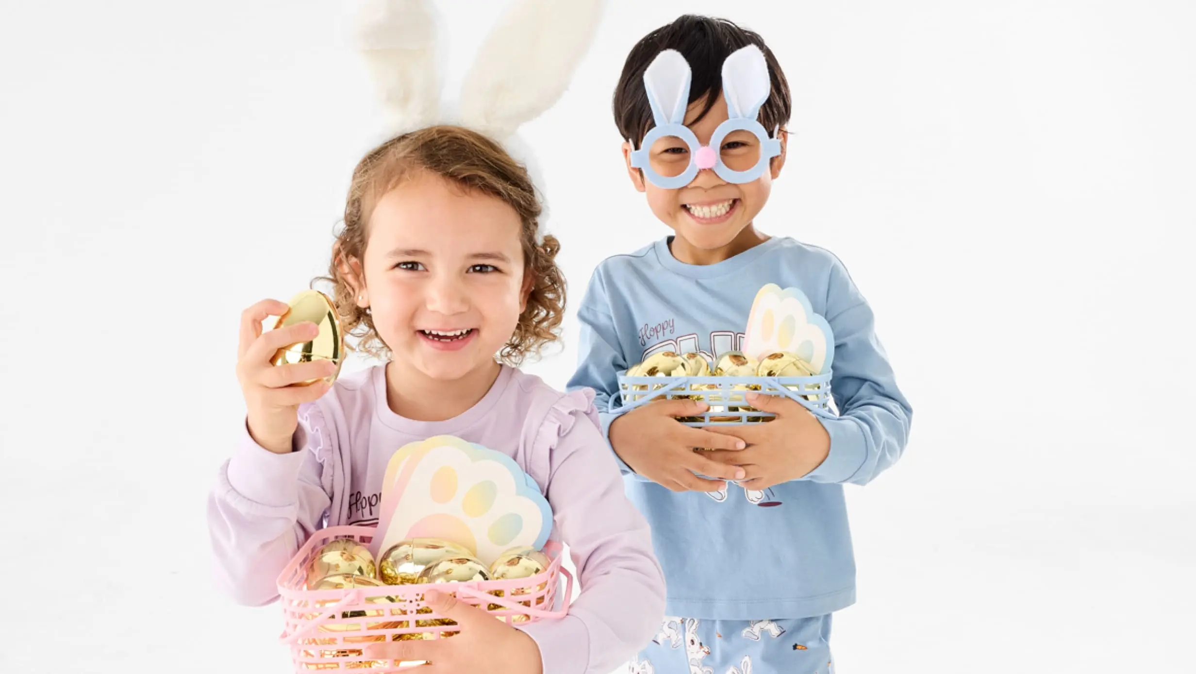 Easter egg hunt with kids