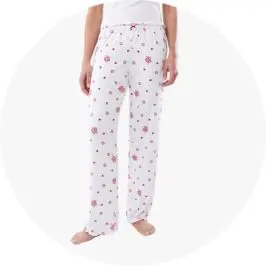 Womens Rib Pants- Heart 