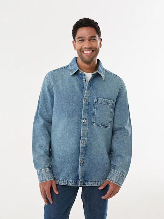 Long Sleeve Denim Overs