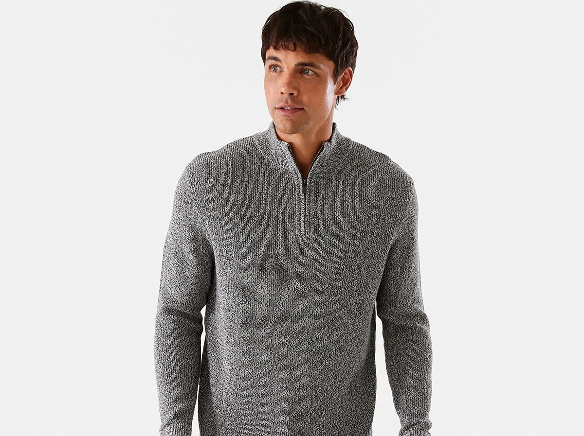 Zane 1/4 Zip Knit Jumper