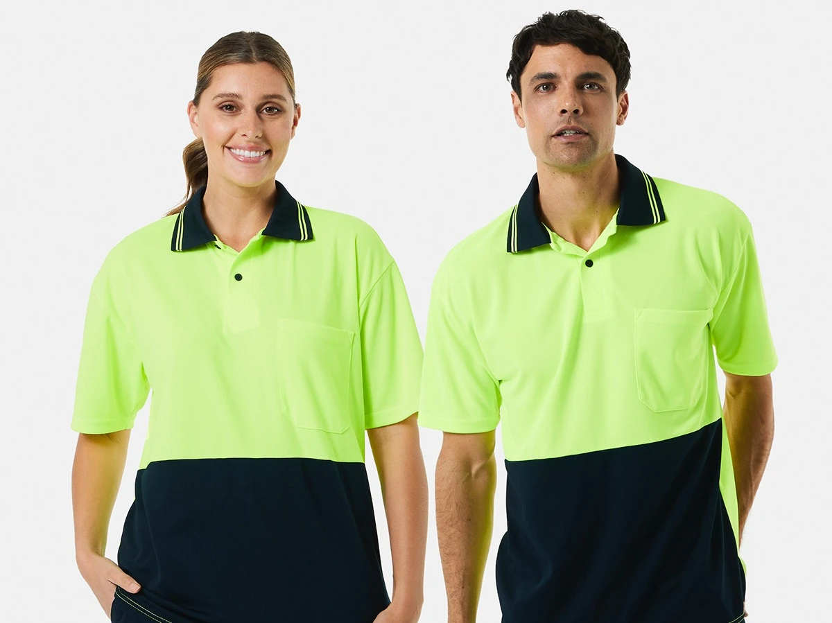 Workwear Short Sleeve Fluorescent Polo S