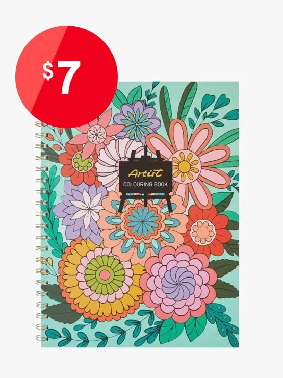 Artist Colouring Book - Flower