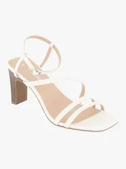 White Strappy Heel San