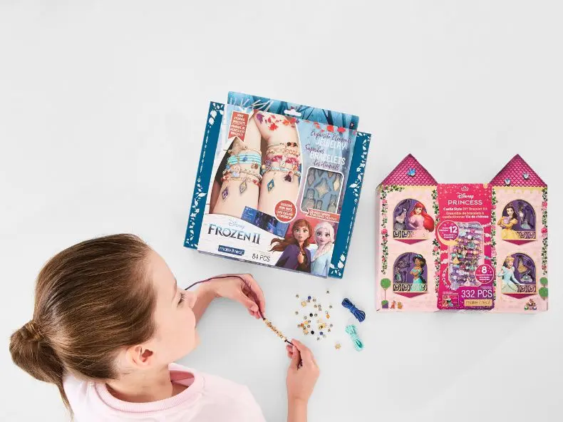 332 Piece Make It Real Disney Princess Castle Style DIY Bracelet Kit
