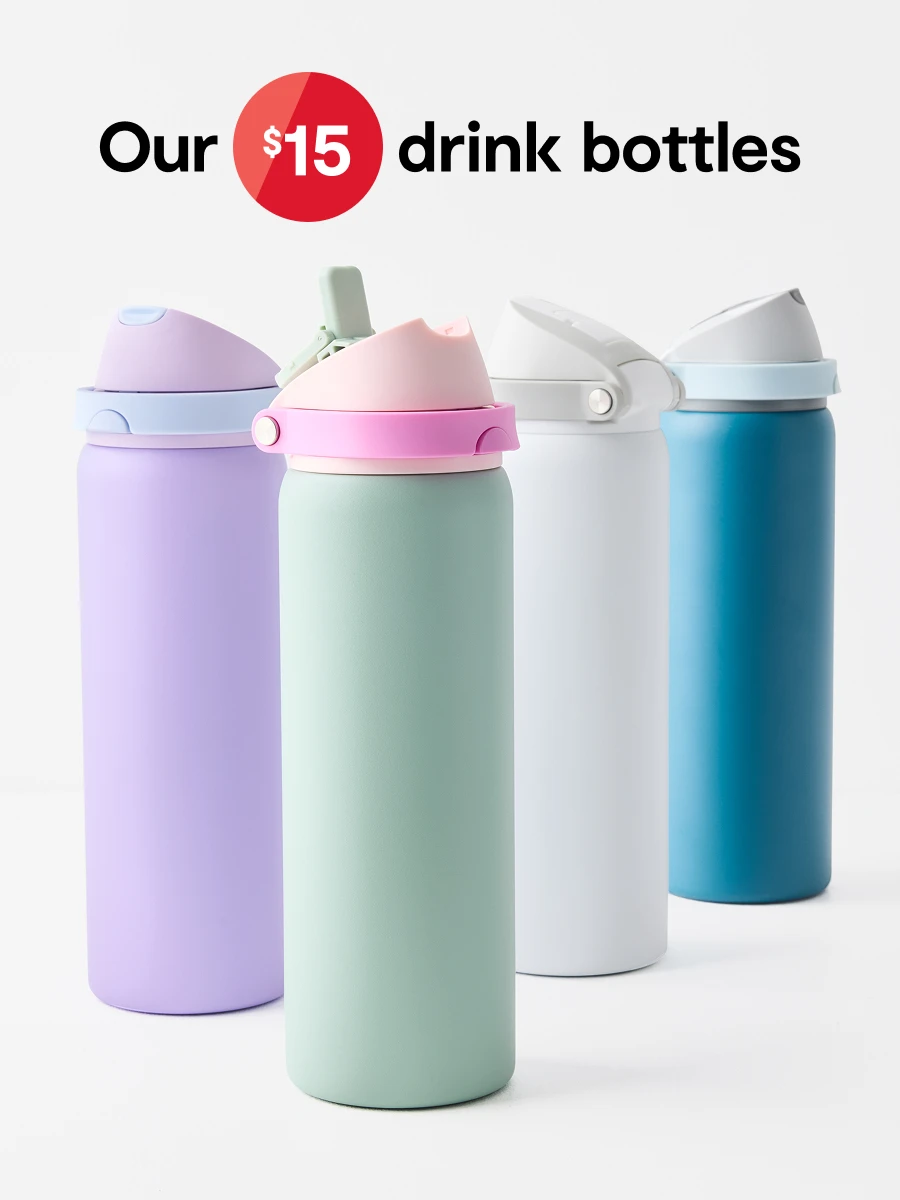 Our $15 drink bottles