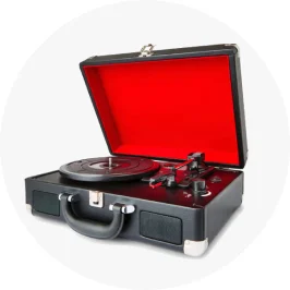 3 speed turntable with bluet